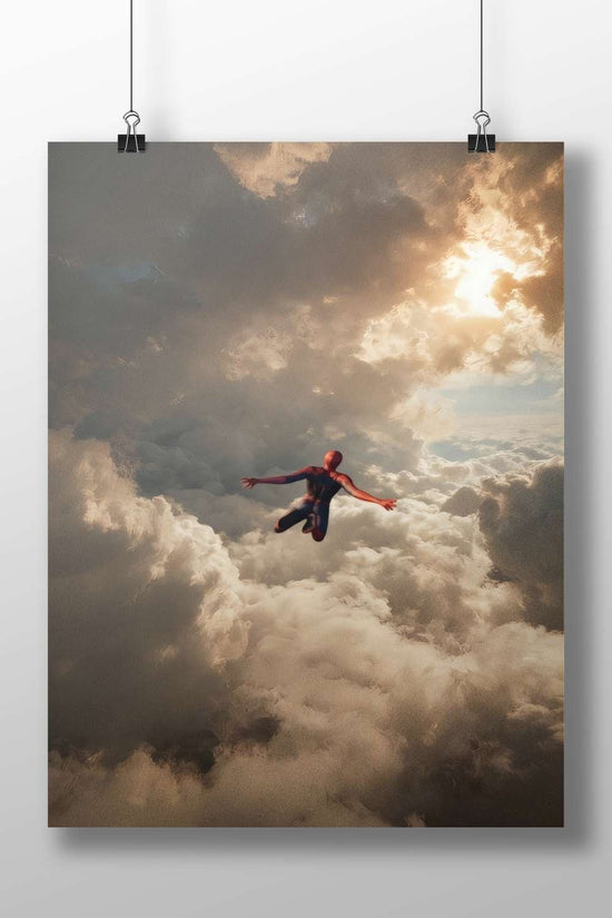 Spider-Man Main Subject: Spider-Man Matte BoizzBoard rigid print — Superhero wall art India | PosterBoizz