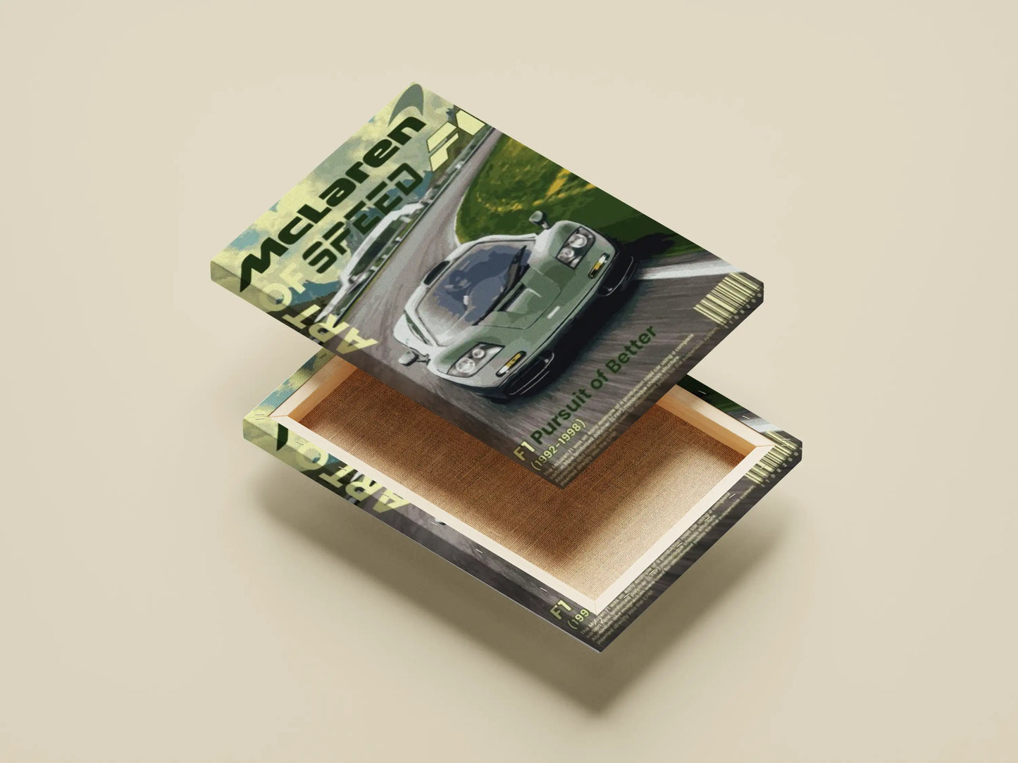 McLaren F1 Magazine Cover Art Print - Automotive Legend