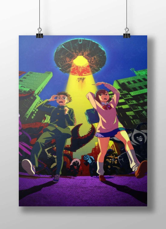 Characters from the anime franchise Akira Akira Tetsuo - Neo-Tokyo Poster