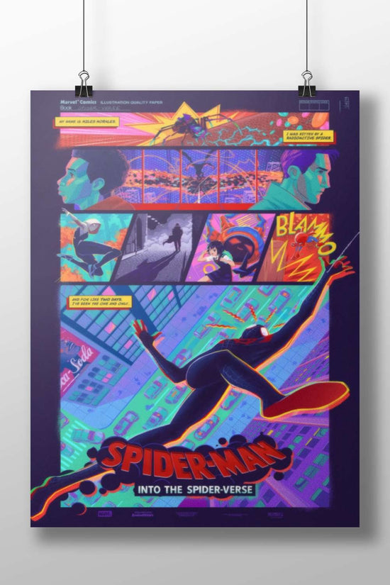 Spider-Man (from Spider-Verse franchise) Miles Morales - Marvel Icon Poster