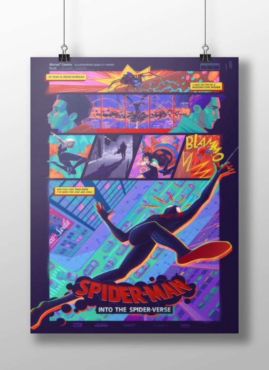 Spider-Man (from Spider-Verse franchise) Miles Morales - Marvel Icon Poster