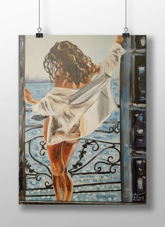 The woman Main Subject: The woman Matte BoizzBoard rigid print — Bollywood wall art India | PosterBoizz