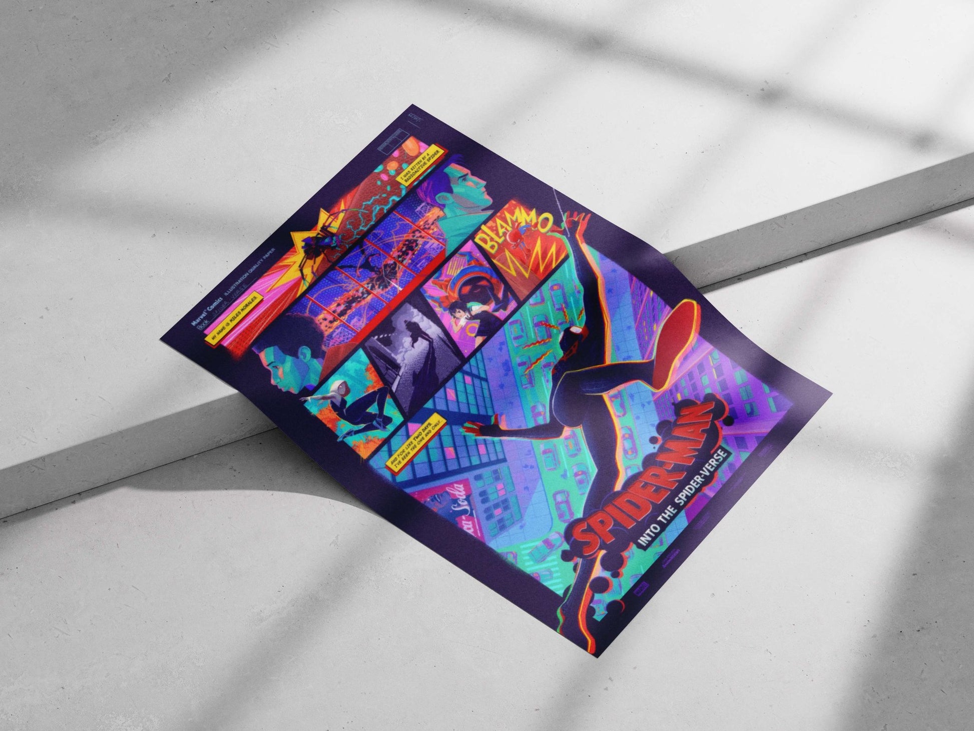 Spider-Man (from Spider-Verse franchise) Miles Morales - Marvel Icon Poster