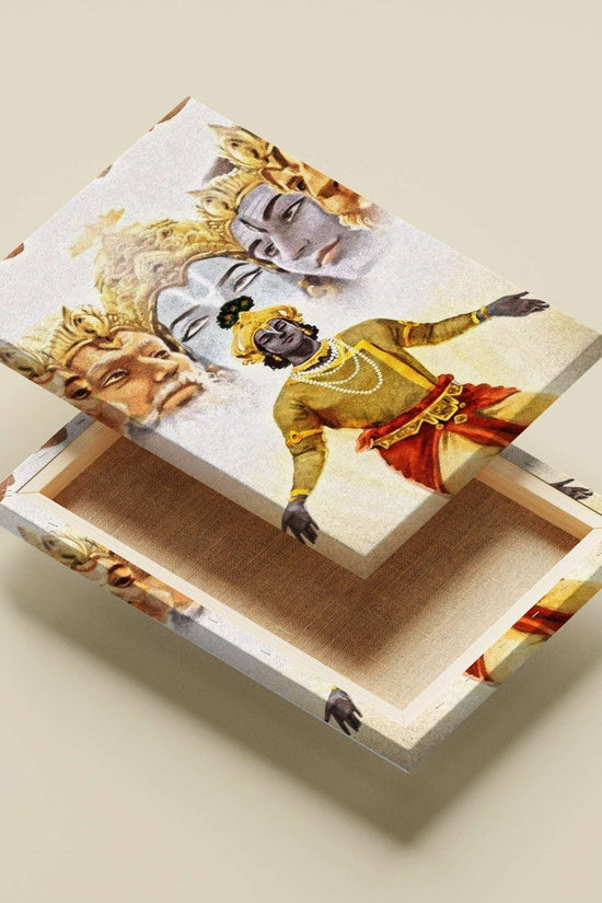 Lord Shiva (Hindu deity) Main Subject: Lord Shiva (Hindu deity) Canvas wall art — Sanatan wall art India | PosterBoizz