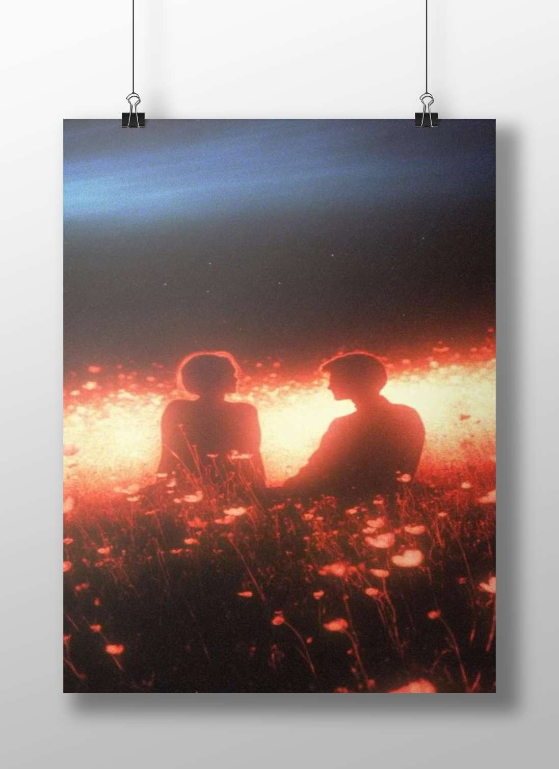 A couple Main Subject: A couple Matte BoizzBoard rigid print — Art wall art India | PosterBoizz
