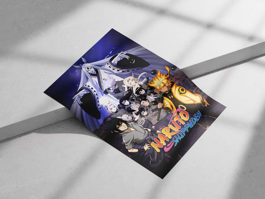 Naruto Shippuden characters Sasuke Uchiha - Rivalry Poster