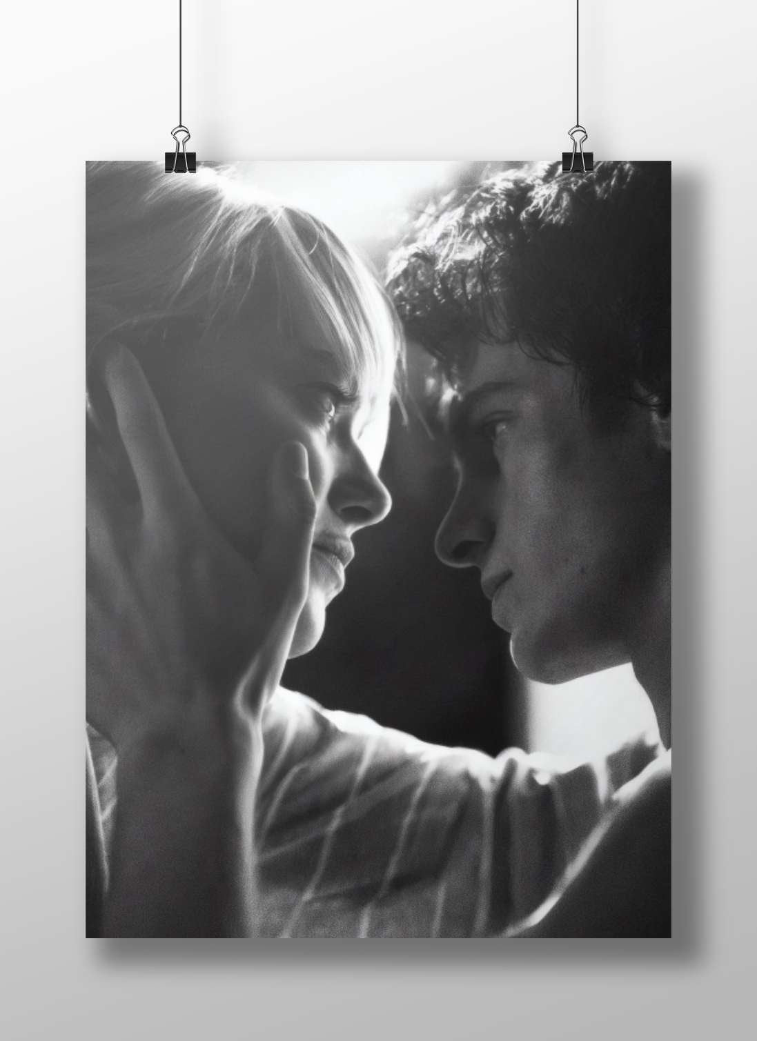 Keira Knightley and James McAvoy (from the film *Atonement*) Atonement - Forbidden Love Poster