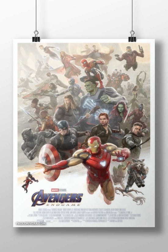 Avengers (Marvel Cinematic Universe film characters from Avengers: Endgame) Iron Man - Tech Hero Poster