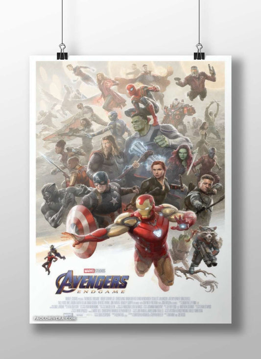 Avengers (Marvel Cinematic Universe film characters from Avengers: Endgame) Iron Man - Tech Hero Poster