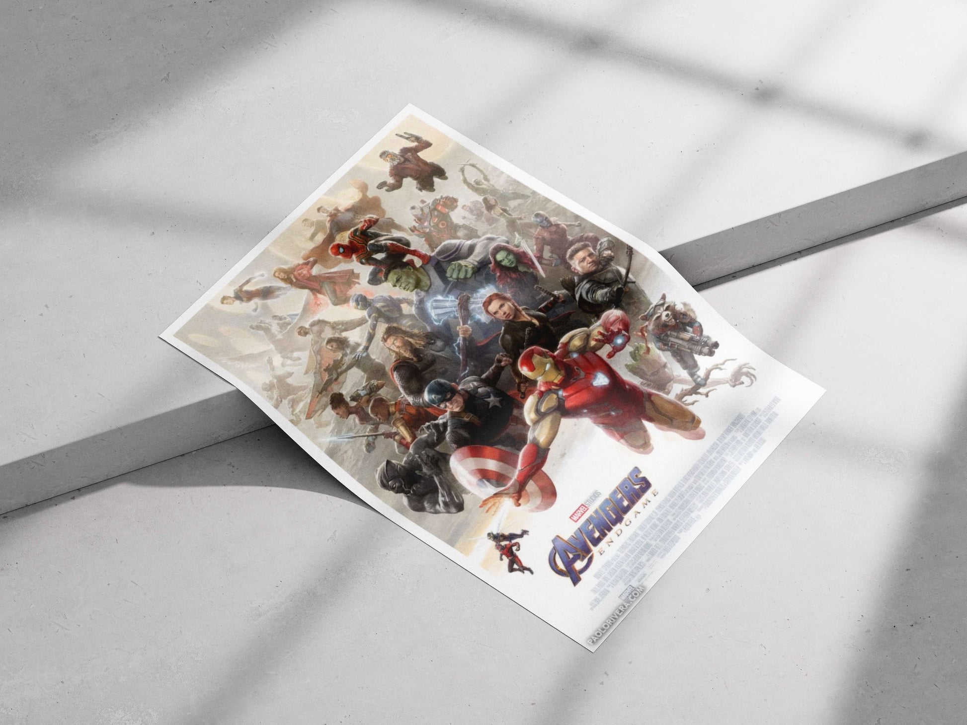 Avengers (Marvel Cinematic Universe film characters from Avengers: Endgame) Iron Man - Tech Hero Poster