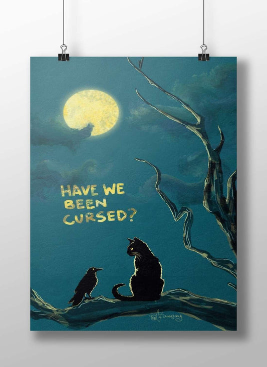 Silhouetted Human Studio Ghibli Modern Digital Matte BoizzBoard rigid print — Anime wall art India | PosterBoizz