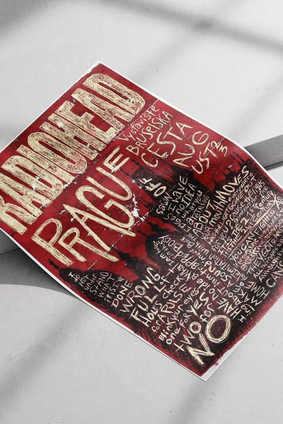 Radiohead (the band) Main Subject: Radiohead (the band) Matte poster print — Music wall art India | PosterBoizz