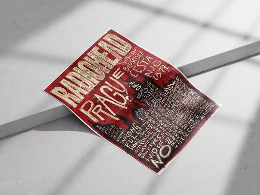 Radiohead (the band) Main Subject: Radiohead (the band) Matte poster print — Music wall art India | PosterBoizz