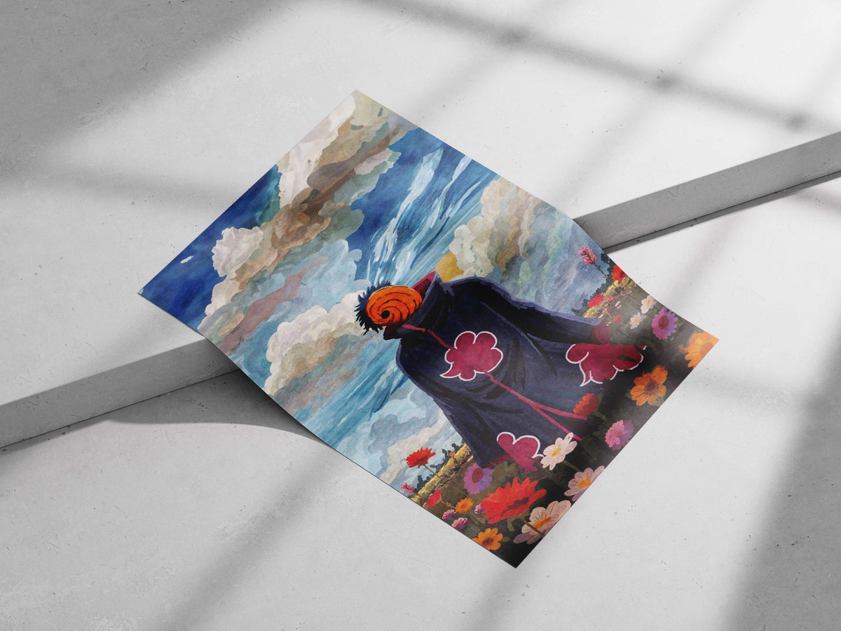 Kage (Shadow) Kage From Naruto Shippuden Contemplative Watercolor Poster – Anime Fan Art