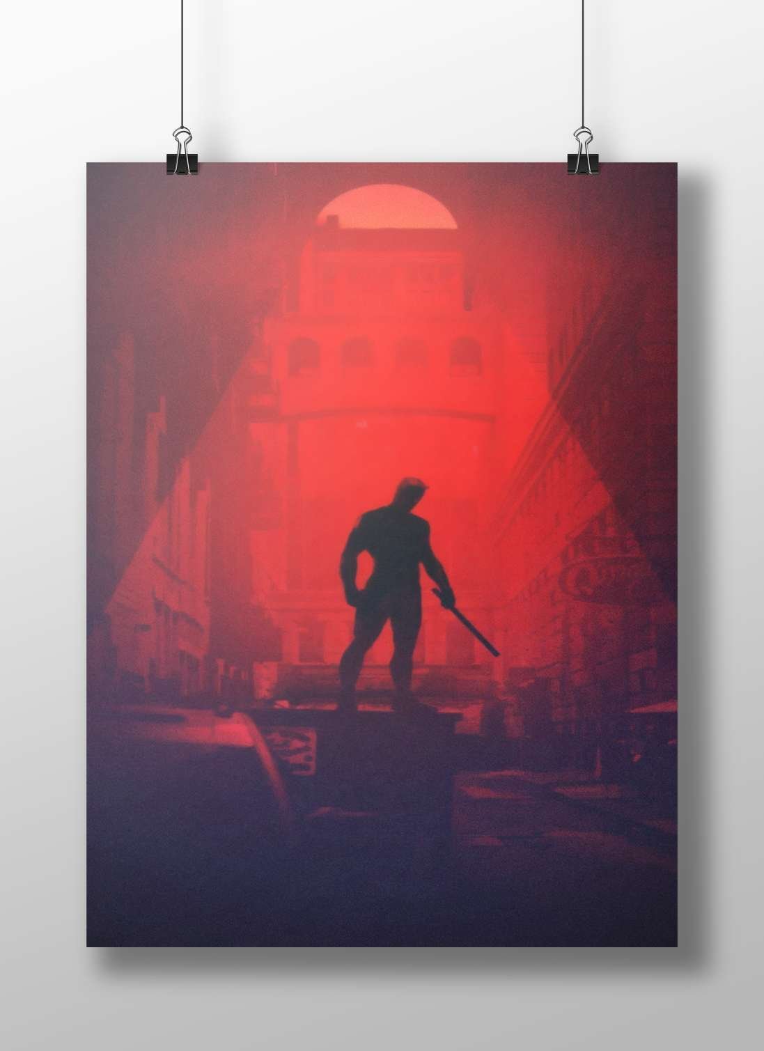 Frank Castle (The Punisher) from Marvel Comics Frank Castle - The Punisher Noir Poster