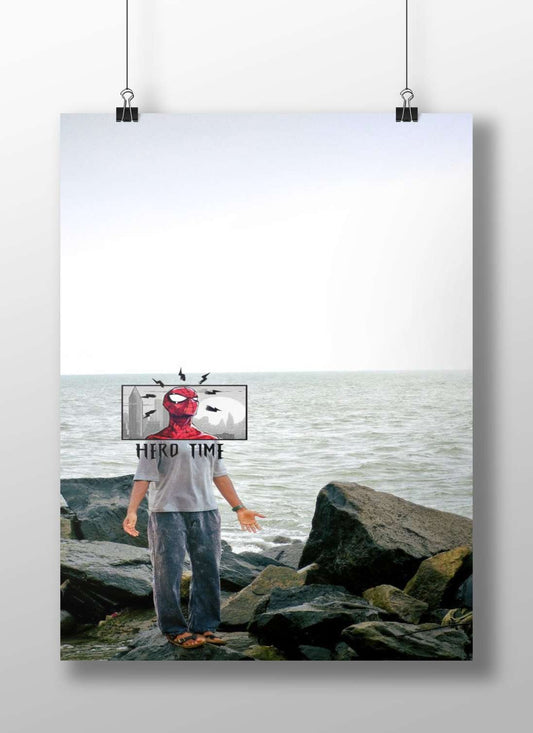 Spider-Man (Marvel franchise) Main Subject: Spider-Man (Marvel franchise) Matte BoizzBoard rigid print — Superhero wall art