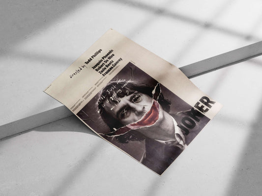 Joker (2019 film) starring Joaquin Phoenix Joker - Dark Knight Poster