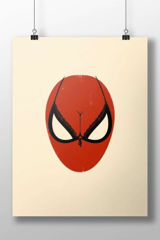 Spider-Man Main Subject: Spider-Man Matte BoizzBoard rigid print — Superhero wall art India | PosterBoizz