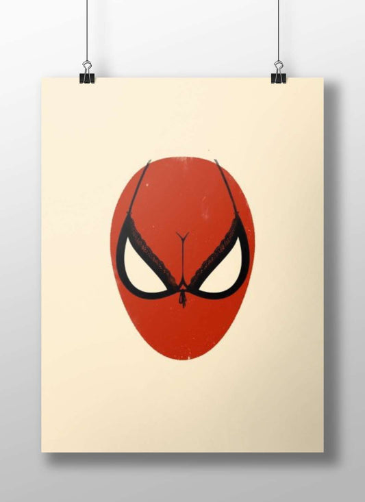 Spider-Man Main Subject: Spider-Man Matte BoizzBoard rigid print — Superhero wall art India | PosterBoizz