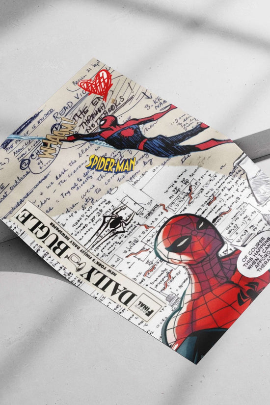 Spider-Man (Marvel franchise character) Spider-Man - Web-Slinger Pop Art Poster