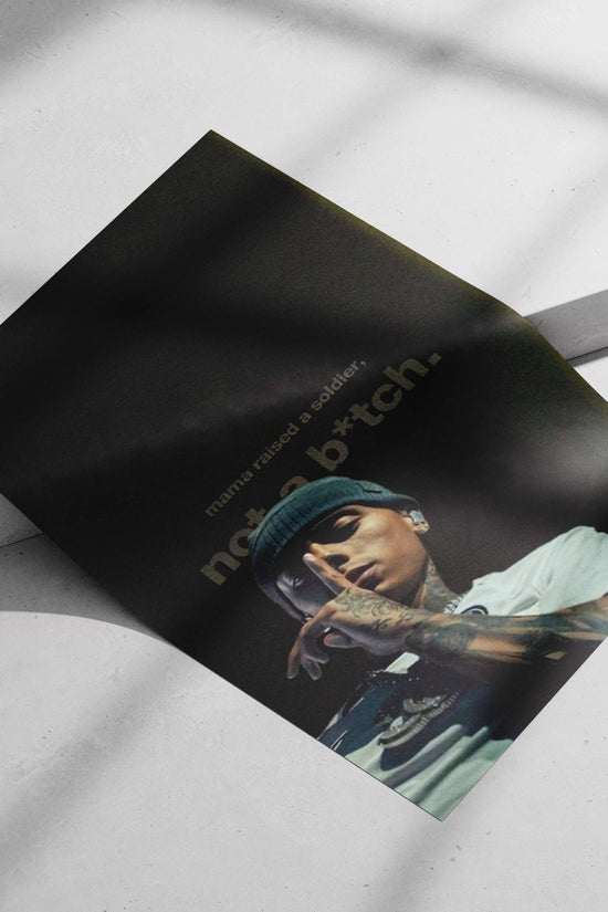 Eminem Main Subject: Eminem Matte poster print — Desi Hip Hop wall art India | PosterBoizz