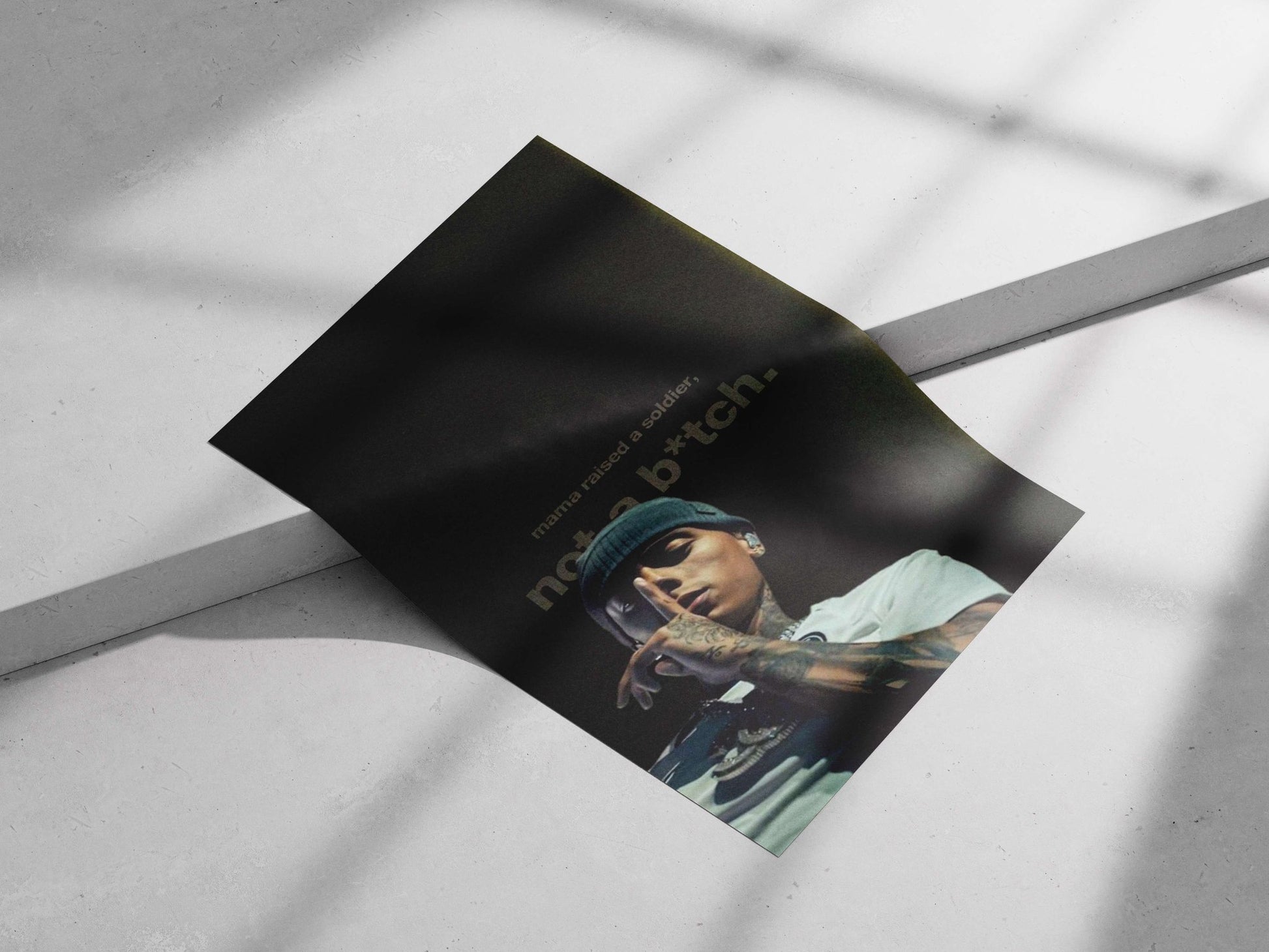 Eminem Main Subject: Eminem Matte poster print — Desi Hip Hop wall art India | PosterBoizz