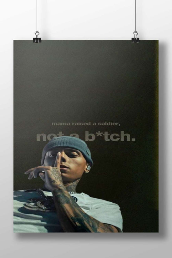 Eminem Main Subject: Eminem Matte BoizzBoard rigid print — Desi Hip Hop wall art India | PosterBoizz