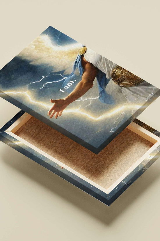 Zeus (Greek god of thunder) Main Subject: Zeus (Greek god of thunder) Canvas wall art — Sanatan wall art India | PosterBoizz