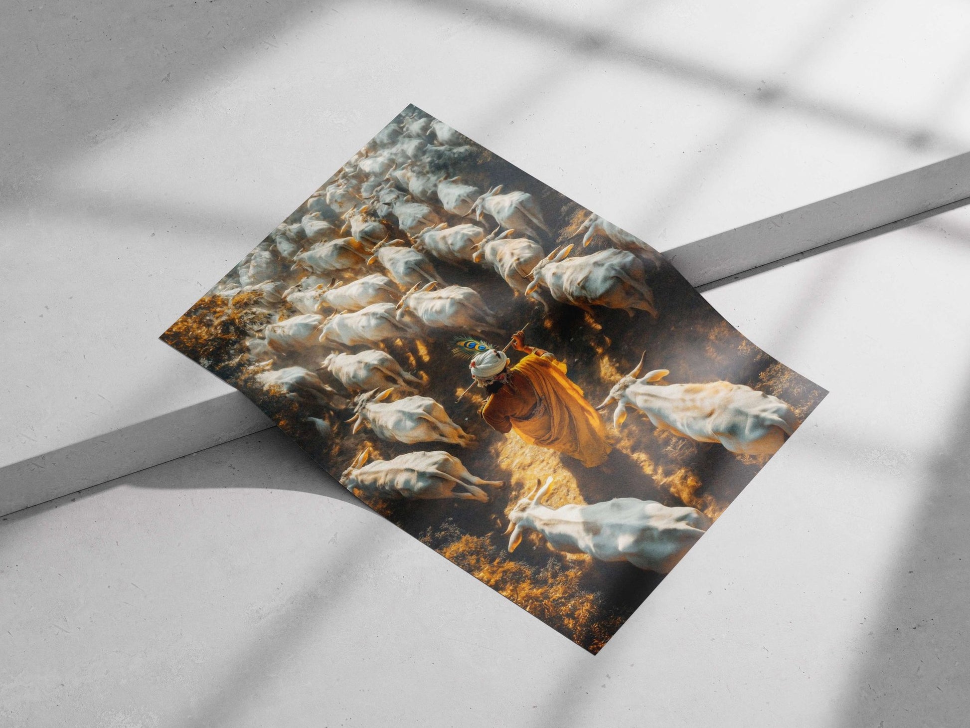 Modern Digital Abstract Matte poster print — Art wall art India | PosterBoizz