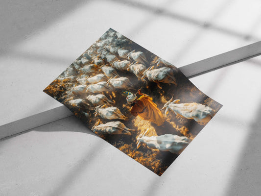 Modern Digital Abstract Matte poster print — Art wall art India | PosterBoizz