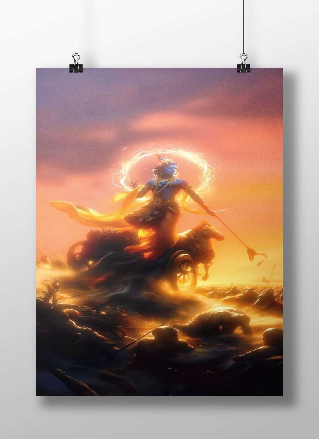 Lord Shiva Main Subject: Lord Shiva Matte BoizzBoard rigid print — Sanatan wall art India | PosterBoizz