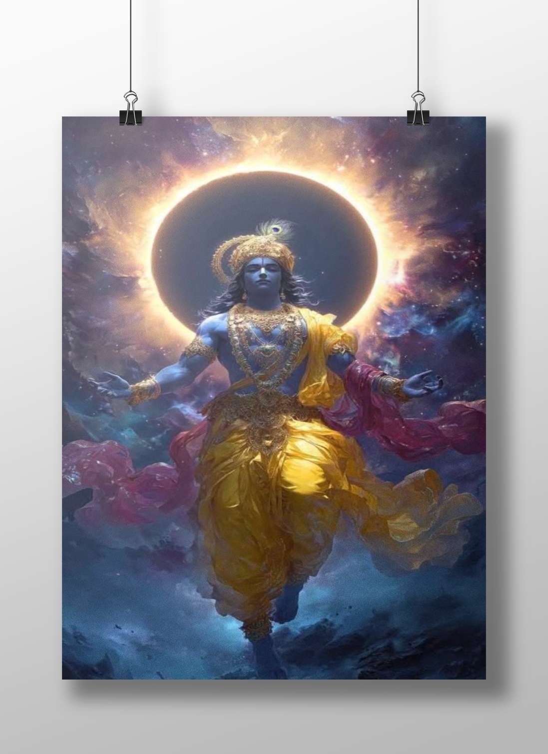 Lord Shiva (Hindu deity) Main Subject: Lord Shiva (Hindu deity) Matte BoizzBoard rigid print — Sanatan wall art India |