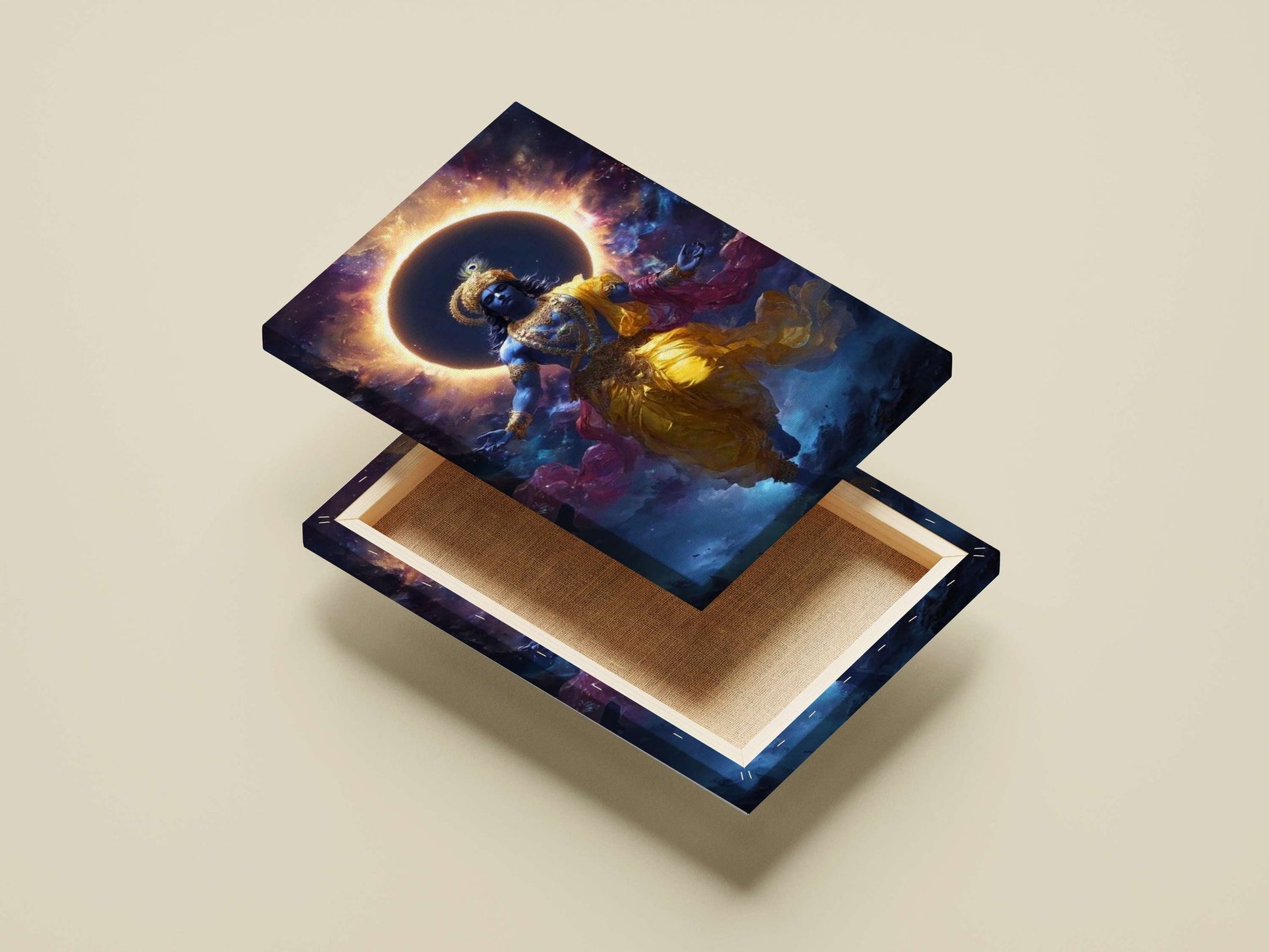 Lord Shiva (Hindu deity) Main Subject: Lord Shiva (Hindu deity) Canvas wall art — Sanatan wall art India | PosterBoizz