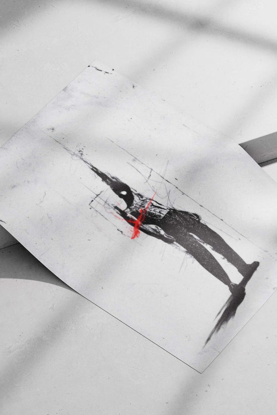 Anonymous Masked Figure (Banksy’s signature conceptual street art) [Anonymous Masked Figure - Protests Poster]