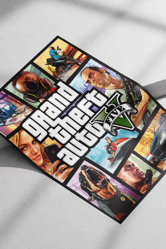 Grand Theft Auto V video game cover art Grand Theft Auto V Urban Escape Digital