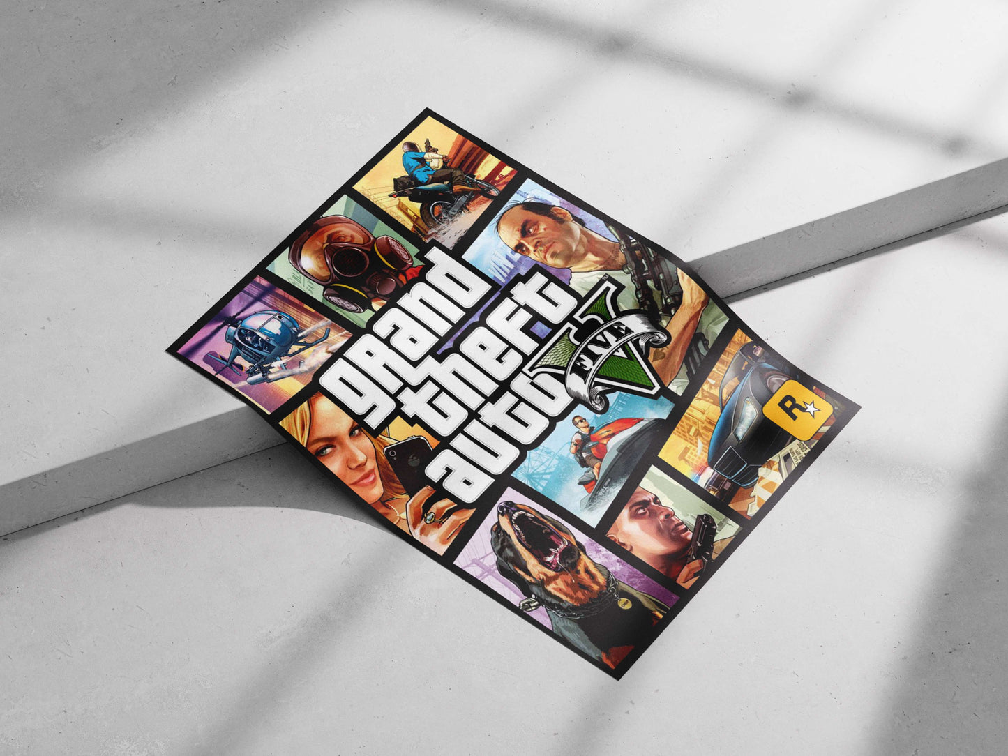 Grand Theft Auto V video game cover art Grand Theft Auto V Urban Escape Digital