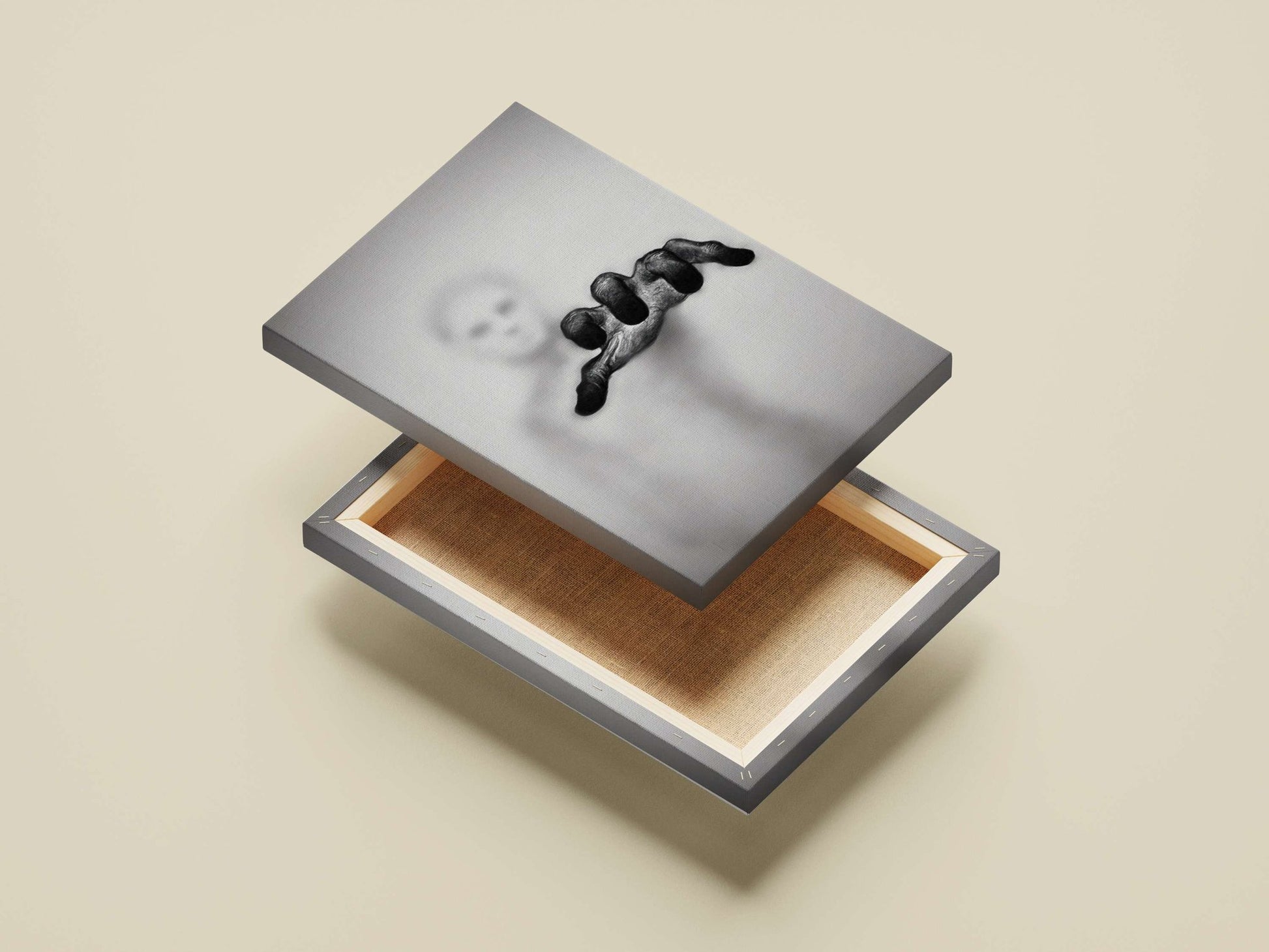 Abstract Hand - Ethereal Noir Poster