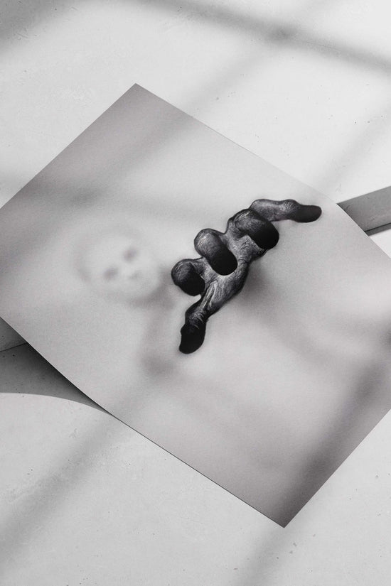 Abstract Hand - Ethereal Noir Poster