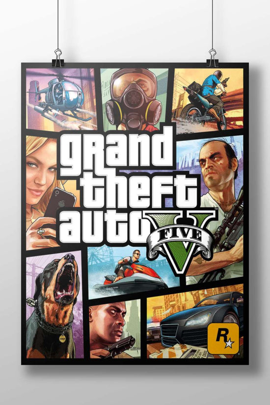 Grand Theft Auto V video game cover art Grand Theft Auto V Urban Escape Digital