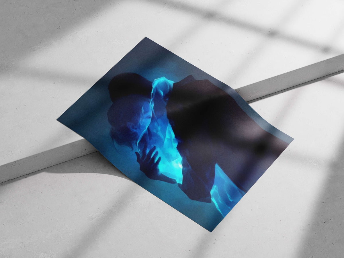 Two people embracing Naruto Uzumaki - Friendship Embrace Poster