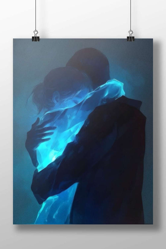 Two people embracing Naruto Uzumaki - Friendship Embrace Poster
