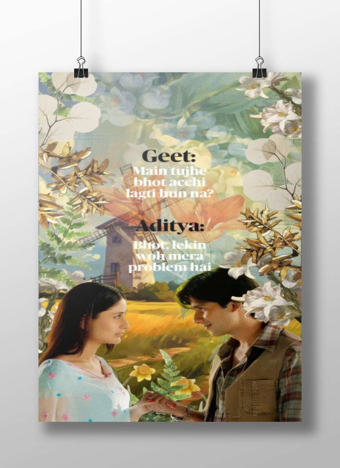 Geet and Aditya, characters from the Bollywood film "Dil Chahta Hai" Geet & Aditya -