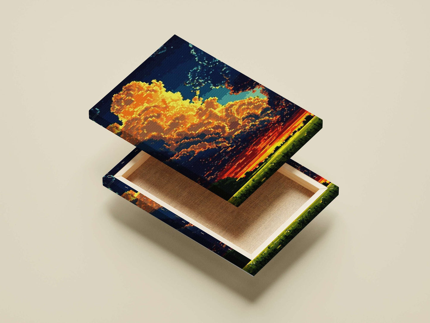 Fireball Main Subject: Fireball Canvas wall art — Art wall art India | PosterBoizz