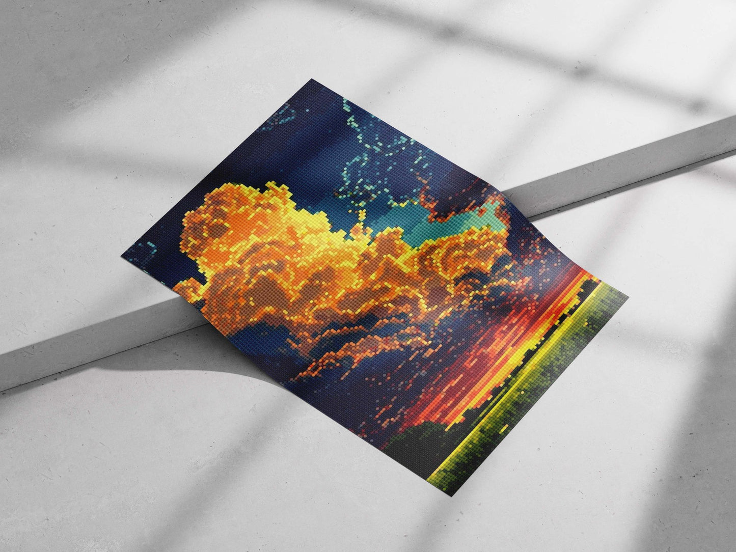 Fireball Main Subject: Fireball Matte poster print — Art wall art India | PosterBoizz