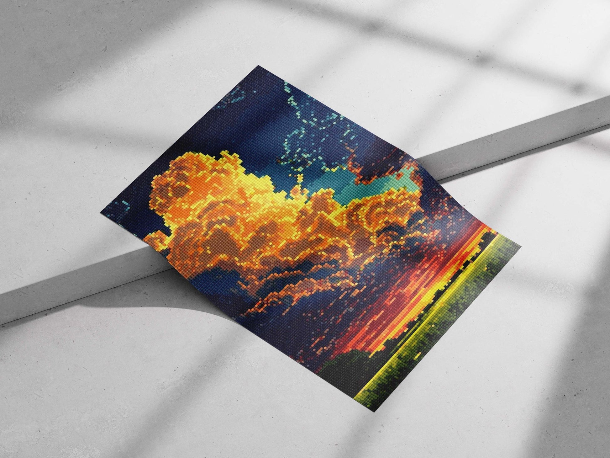 Fireball Main Subject: Fireball Matte poster print — Art wall art India | PosterBoizz