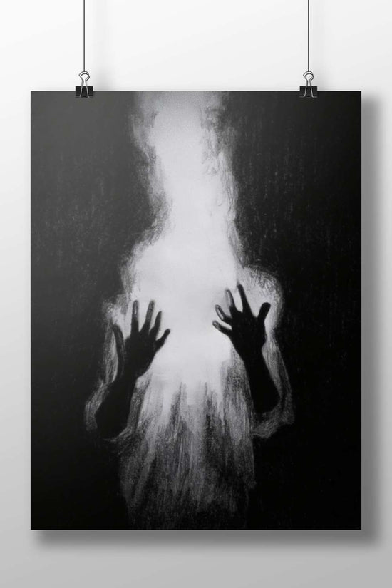 Abstract Spiritual Entity [Krishna Leela - Divine Play Poster]