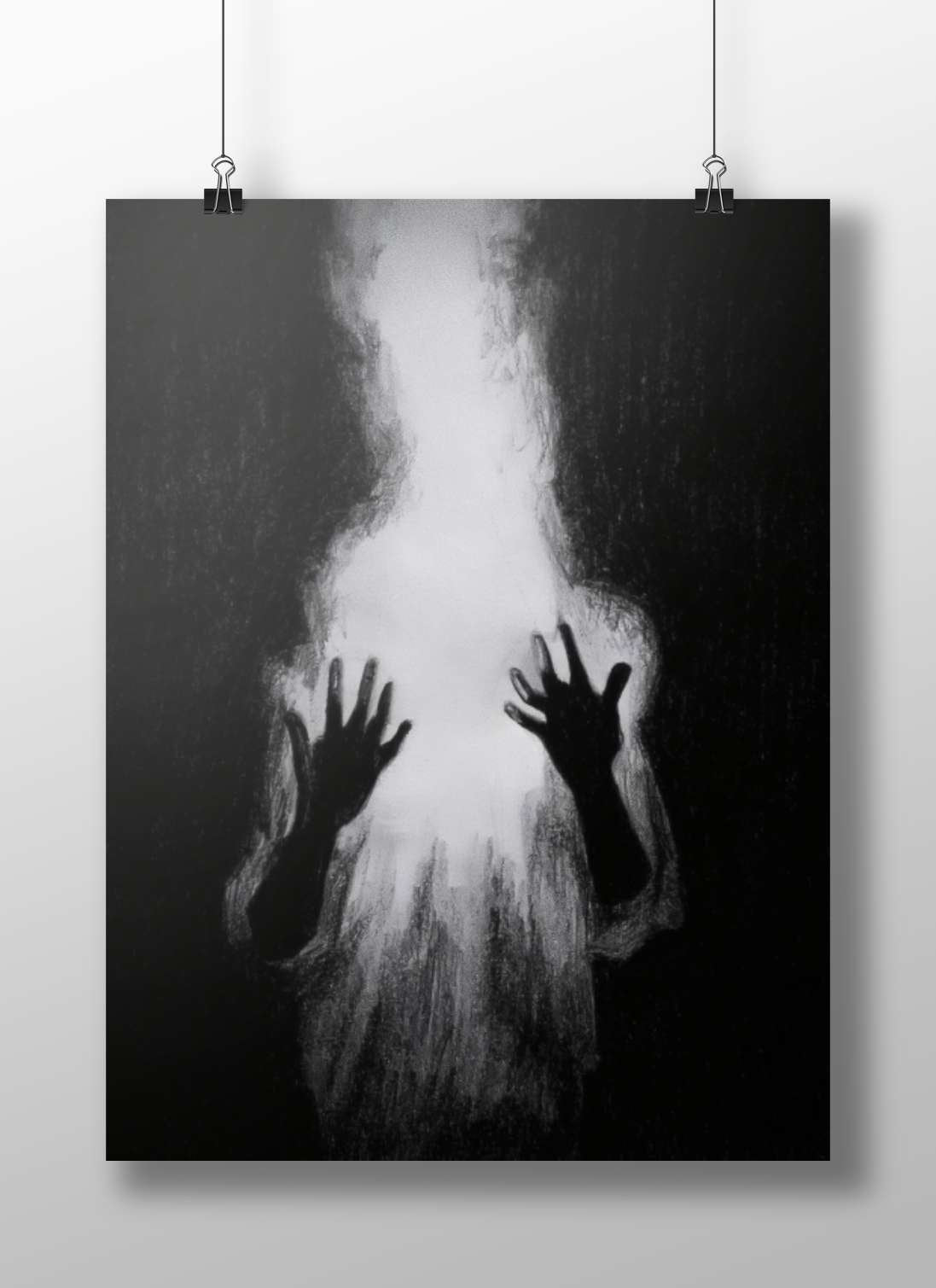 Abstract Spiritual Entity [Krishna Leela - Divine Play Poster]