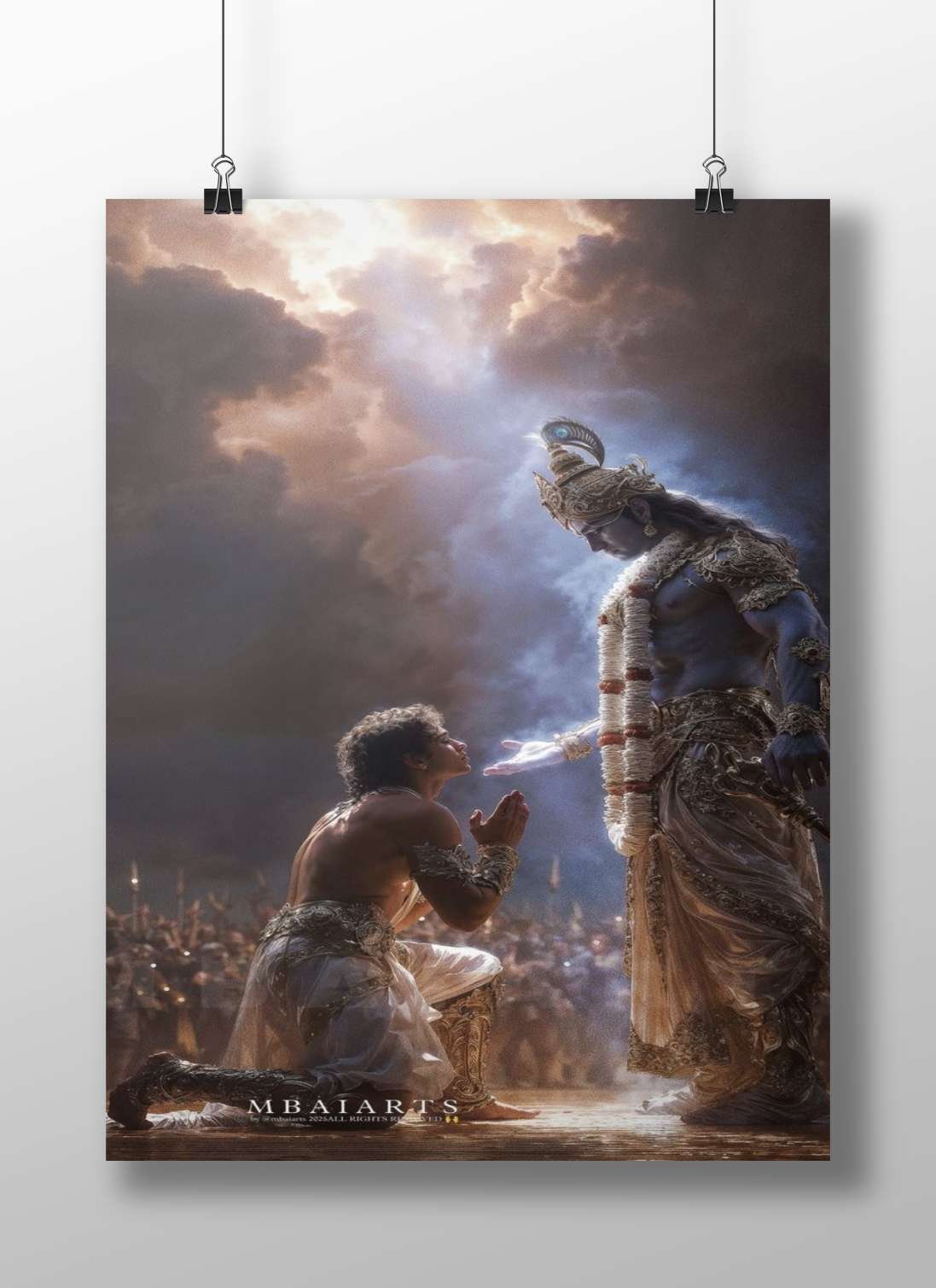 Lord Shiva (Hindu deity) Main Subject: Lord Shiva (Hindu deity) Matte BoizzBoard rigid print — Sanatan wall art India |