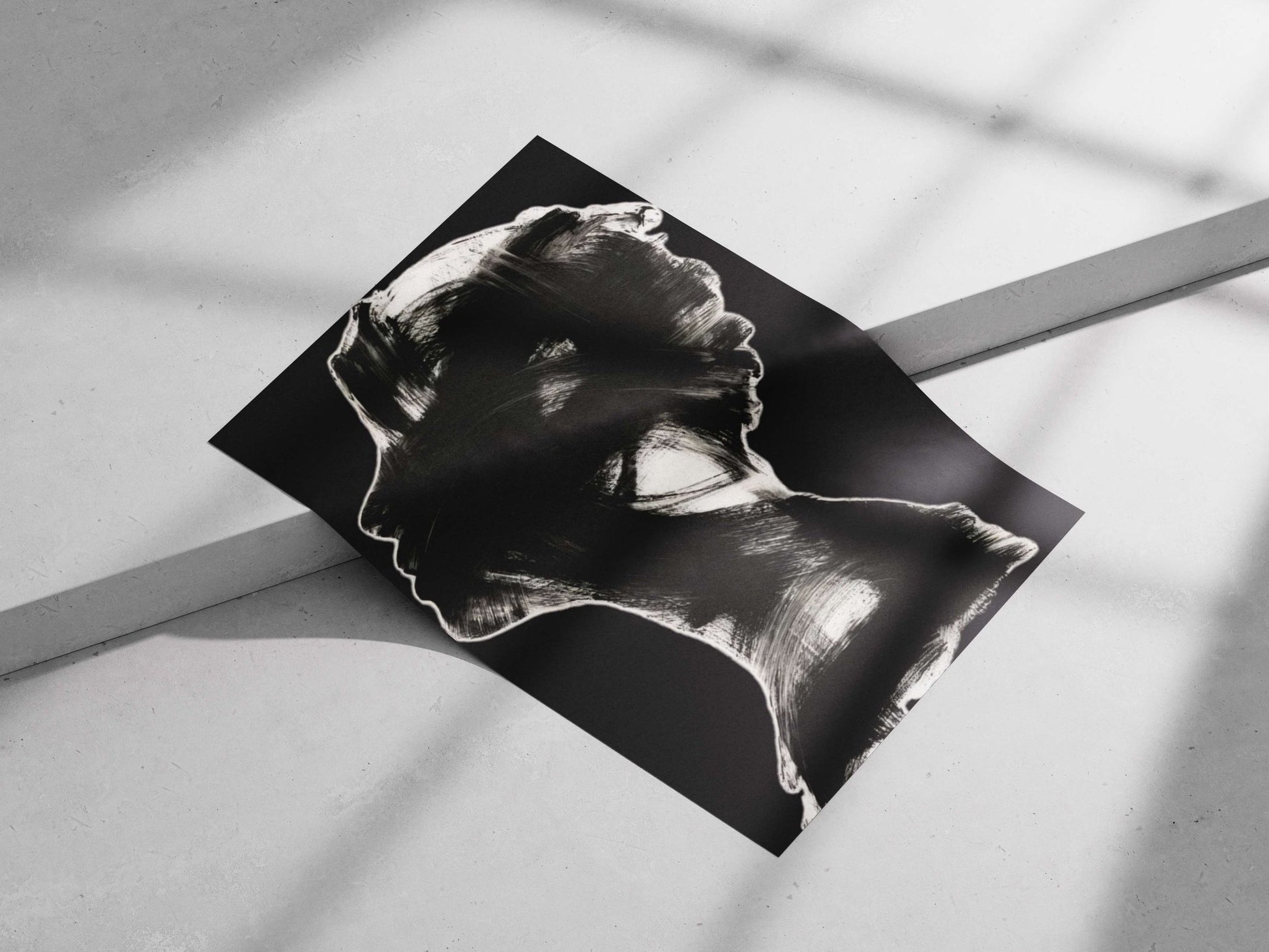 Silhouette of a woman Marilyn Monroe - Iconic Glamour Poster