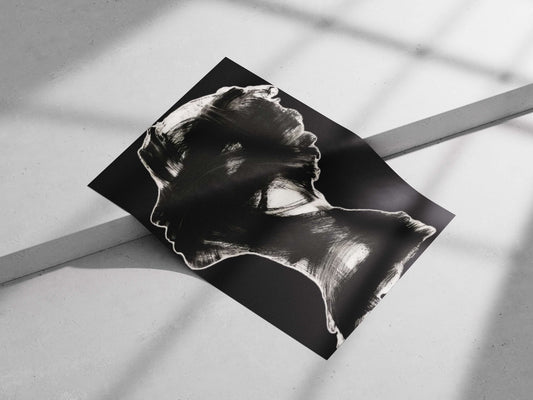 Silhouette of a woman Marilyn Monroe - Iconic Glamour Poster